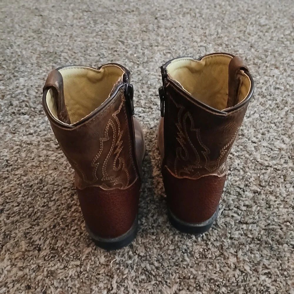 Smoky Mountain Toddler Size 10 R Boots Autry Cowboy Country Brown